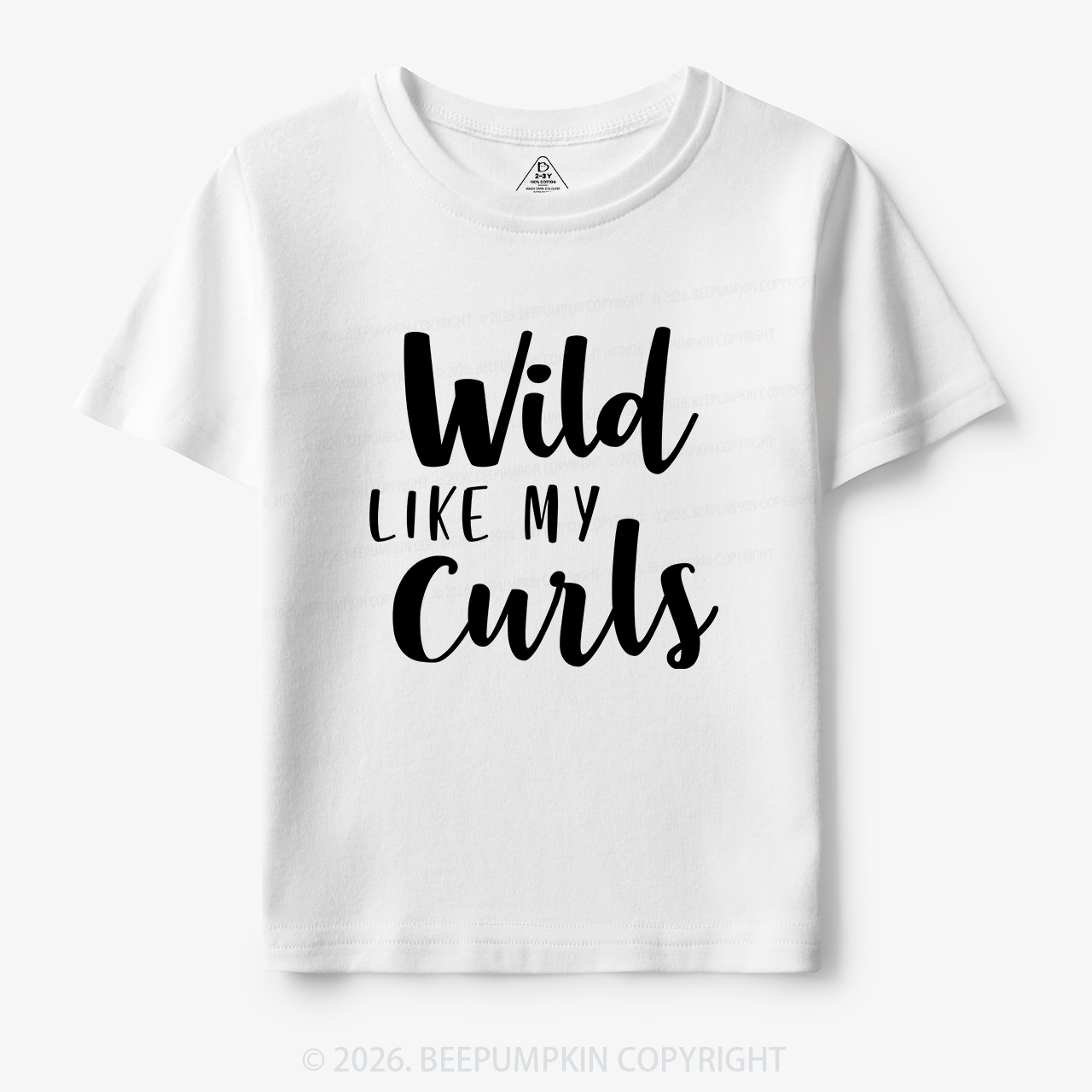 Wild Like My Curls Toddler&Kids Tees 7