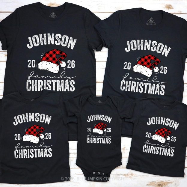 2026 Personalized Custom Christmas Family Shirts