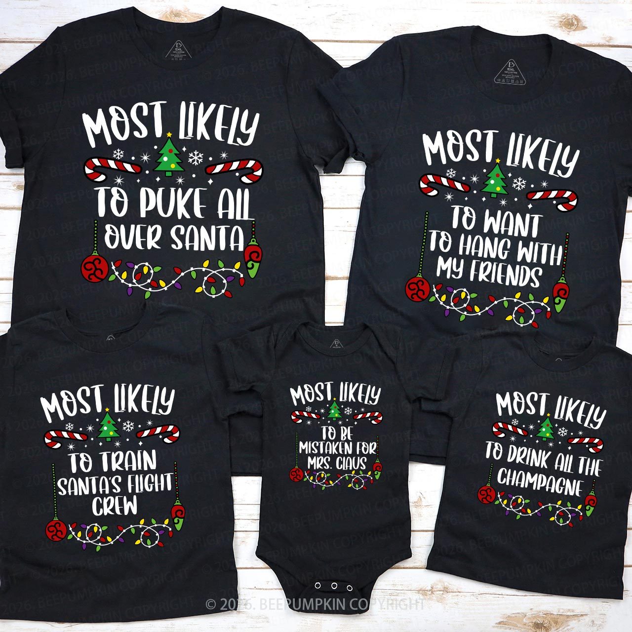 47 Quotes Funny Most Likely To Christmas Family Matching Shirts