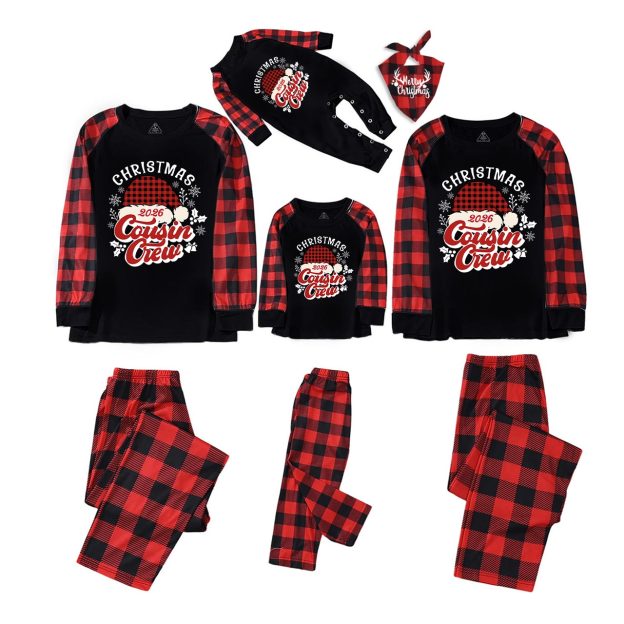 2026 Xmas Gift for Cousins Cousin Crew Matching Pajamas