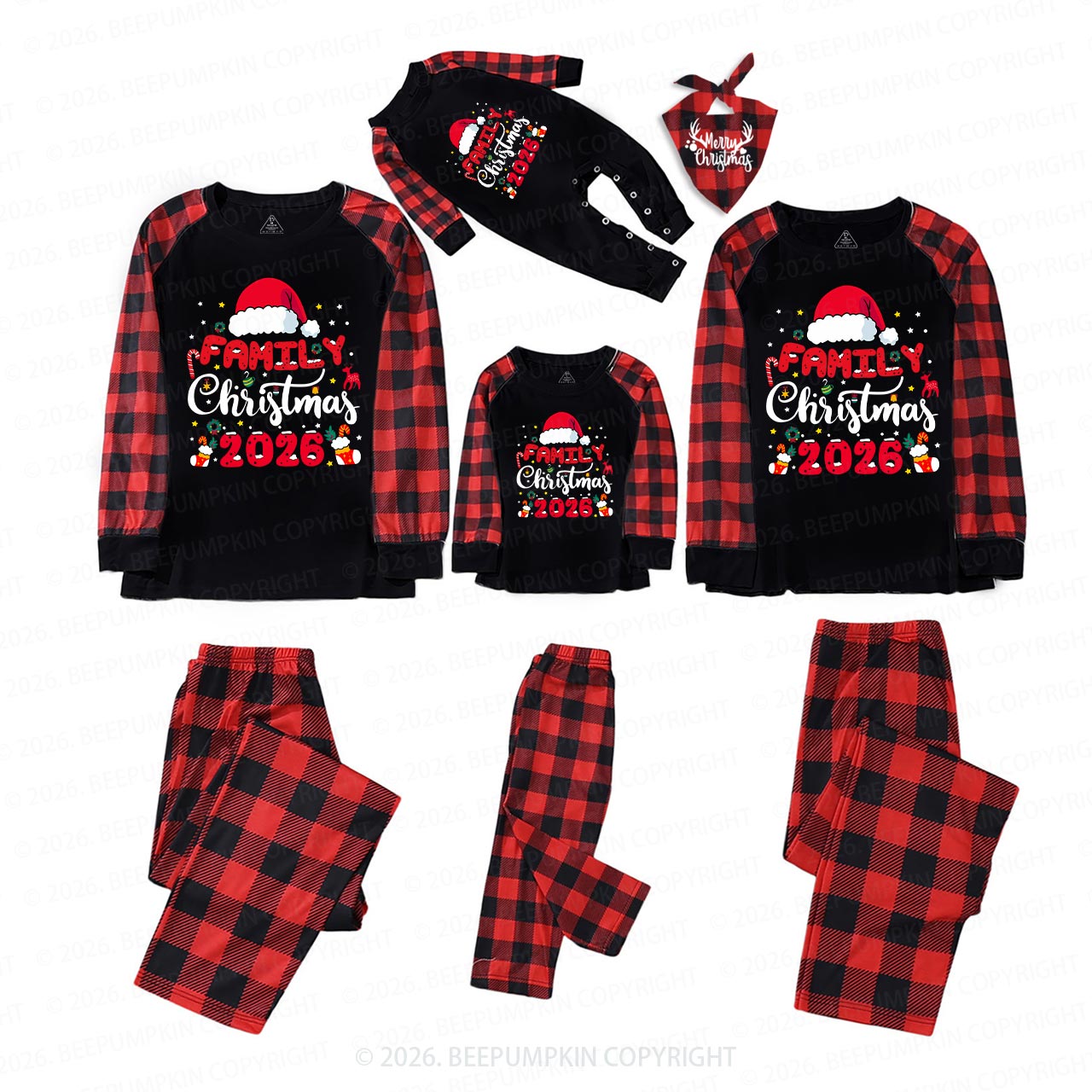 2026 Memories Together Chriatmas Family Matching Pajama Set Beepumpkin
