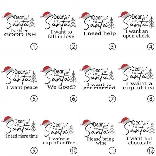 Dear Santa Group Christmas 24 Quotes Shirts