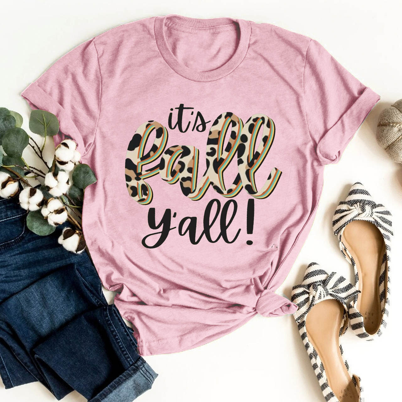 It's Fall Y'all Pumpkin Shirts For Her