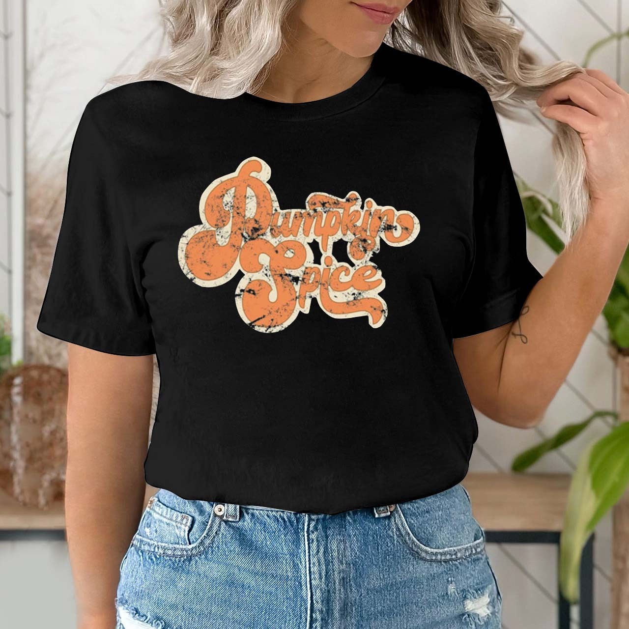 Retro Halloween Shirt Pumpkin Spice