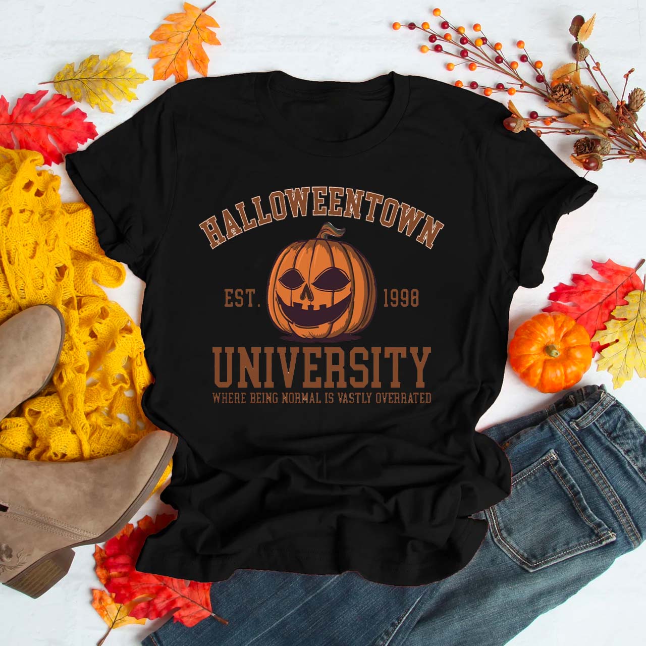 Halloween Town Est 1998 Fall Shirt