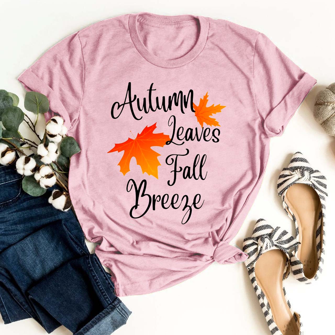 Autumn Leaves Fall Breeze T-shirt