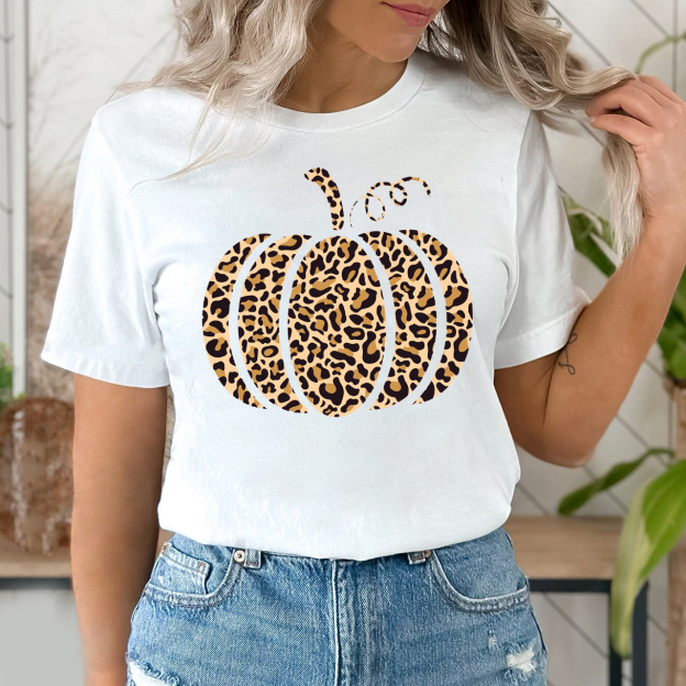 Cheetah Pumpkin Shirt For Her