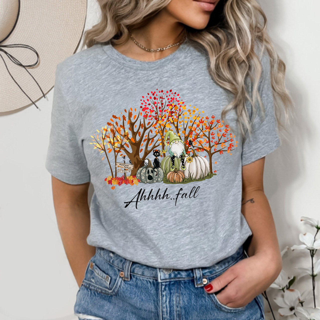 Fall Pumpkin Elves Shirt For Her