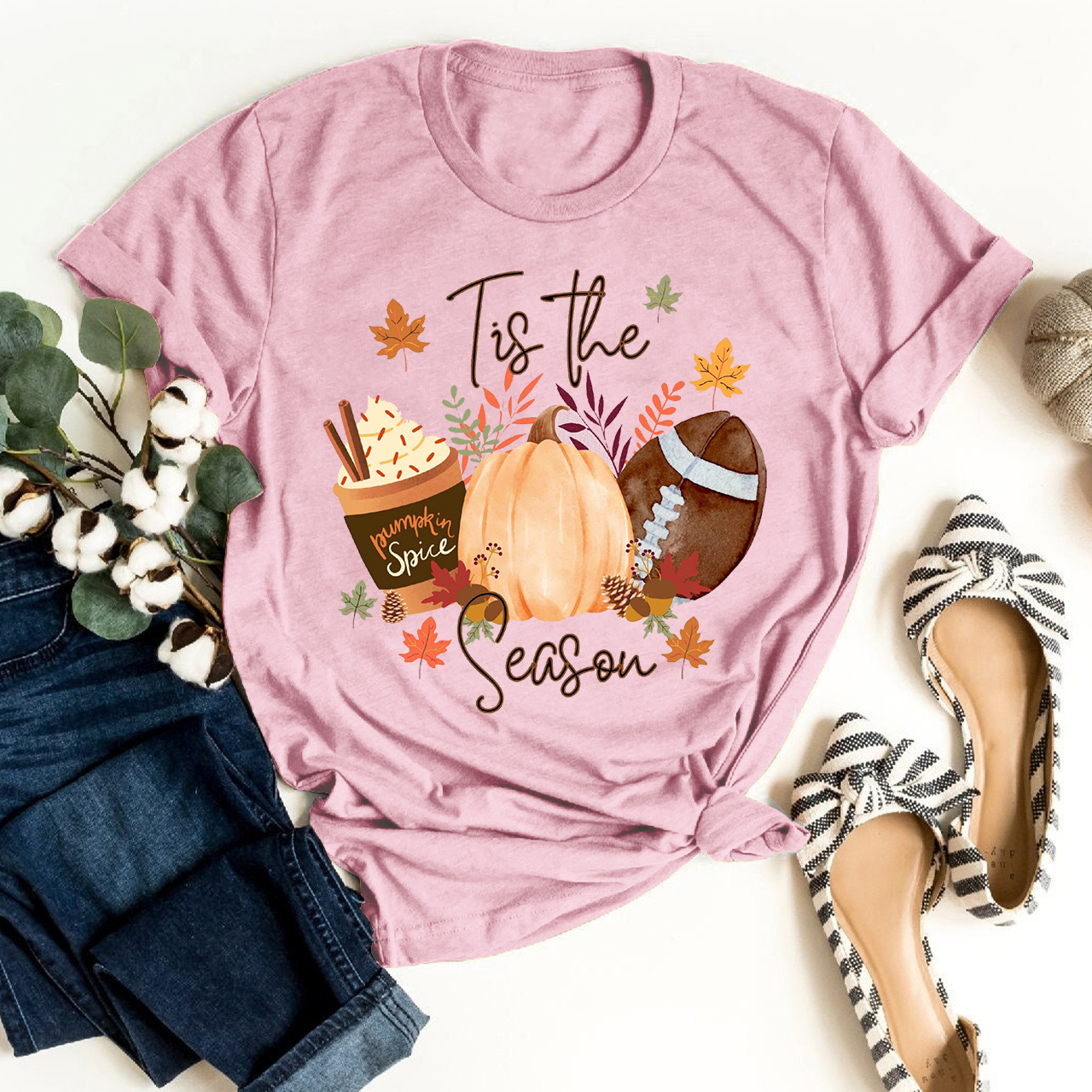 Tis The Season Pumpkin Ice Cream Shirt For Her