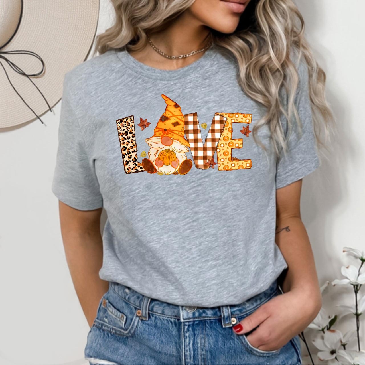 LOVE Fall Gnome Tees