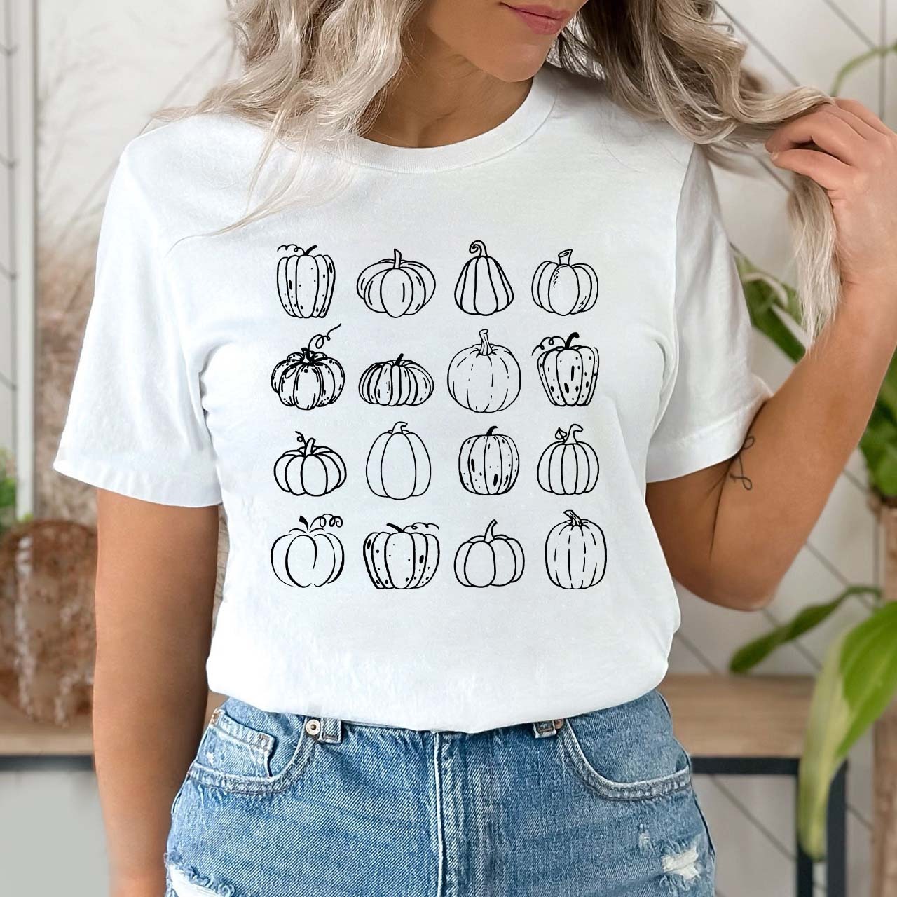 Pumpkin Doodles Shirt For Her