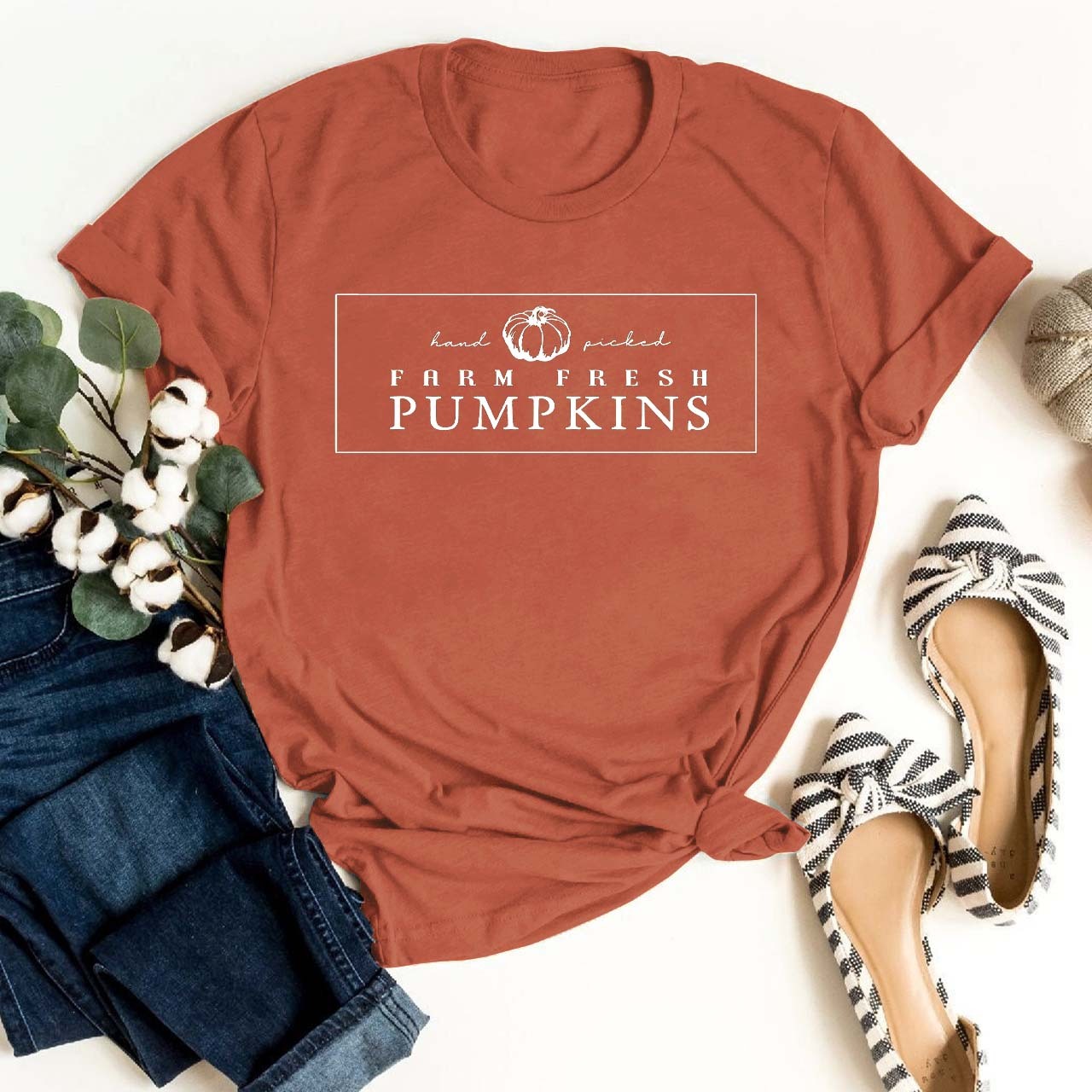 Farm Fresh Pumpkins Shirt For Her