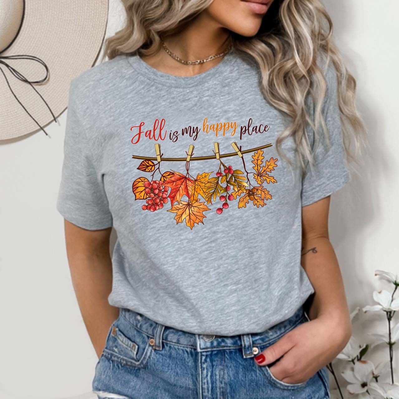Fall Is My Happy Place Shirt For Her