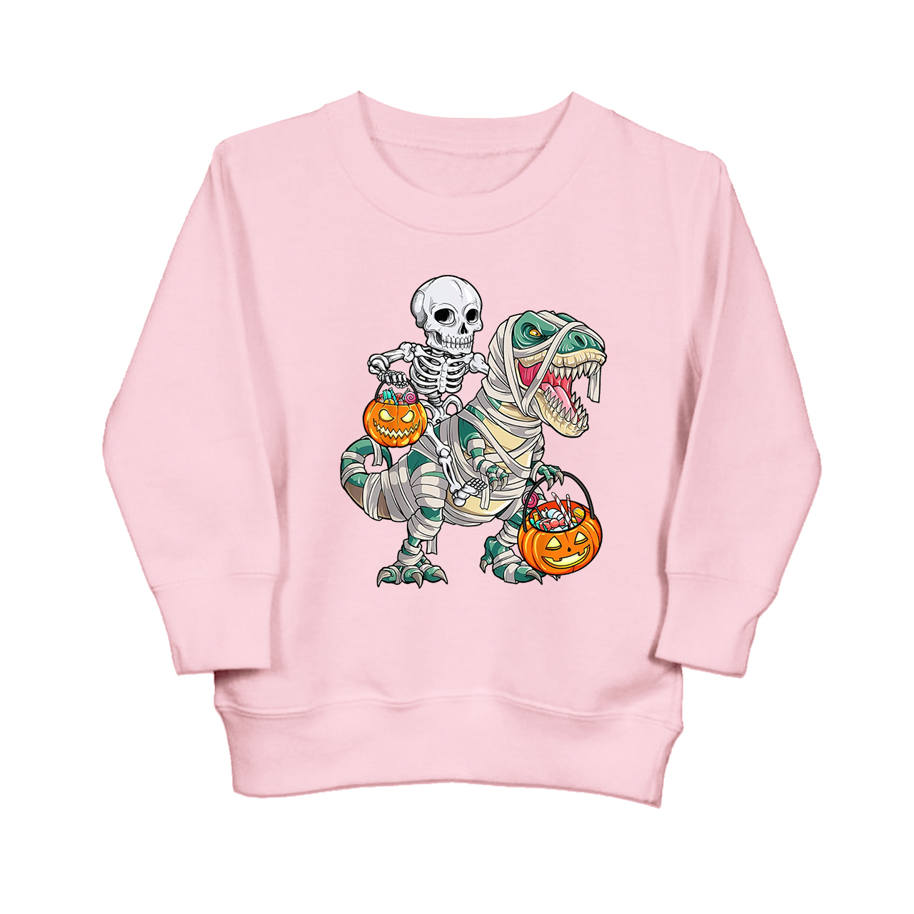 Dinosaur Spooky Saurus Kids Sweatshirt