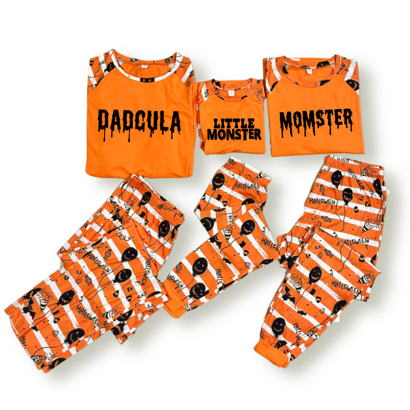 Dadcula Halloween PJ Set - Orange