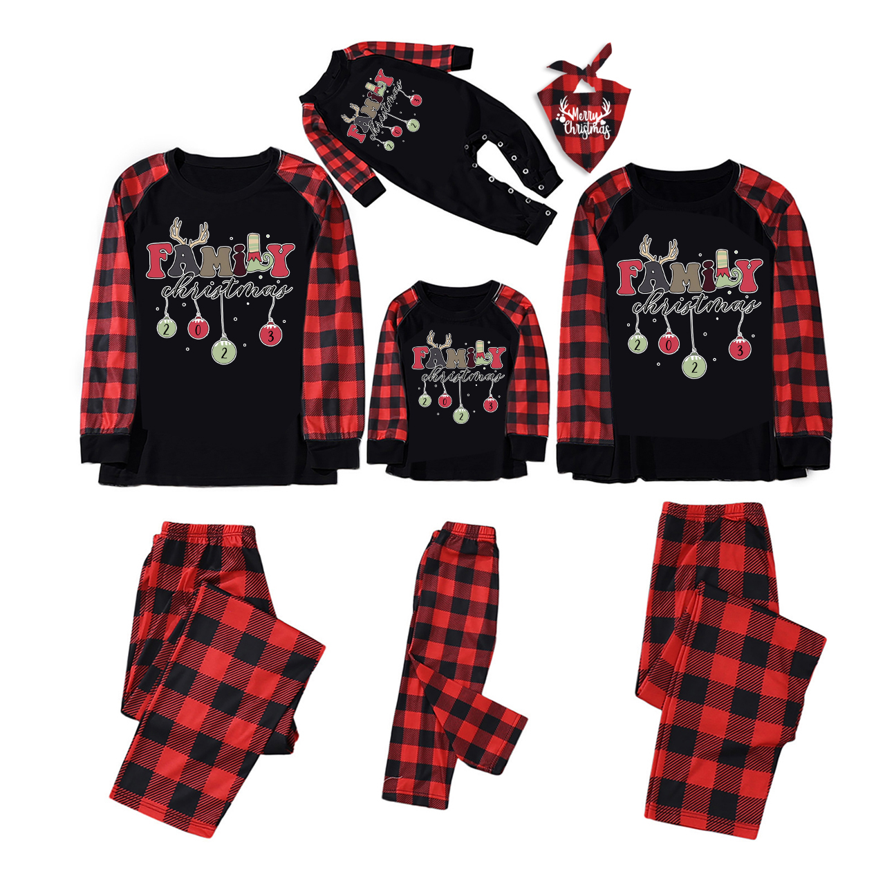 2023 Christmas Family Matching Pajamas
