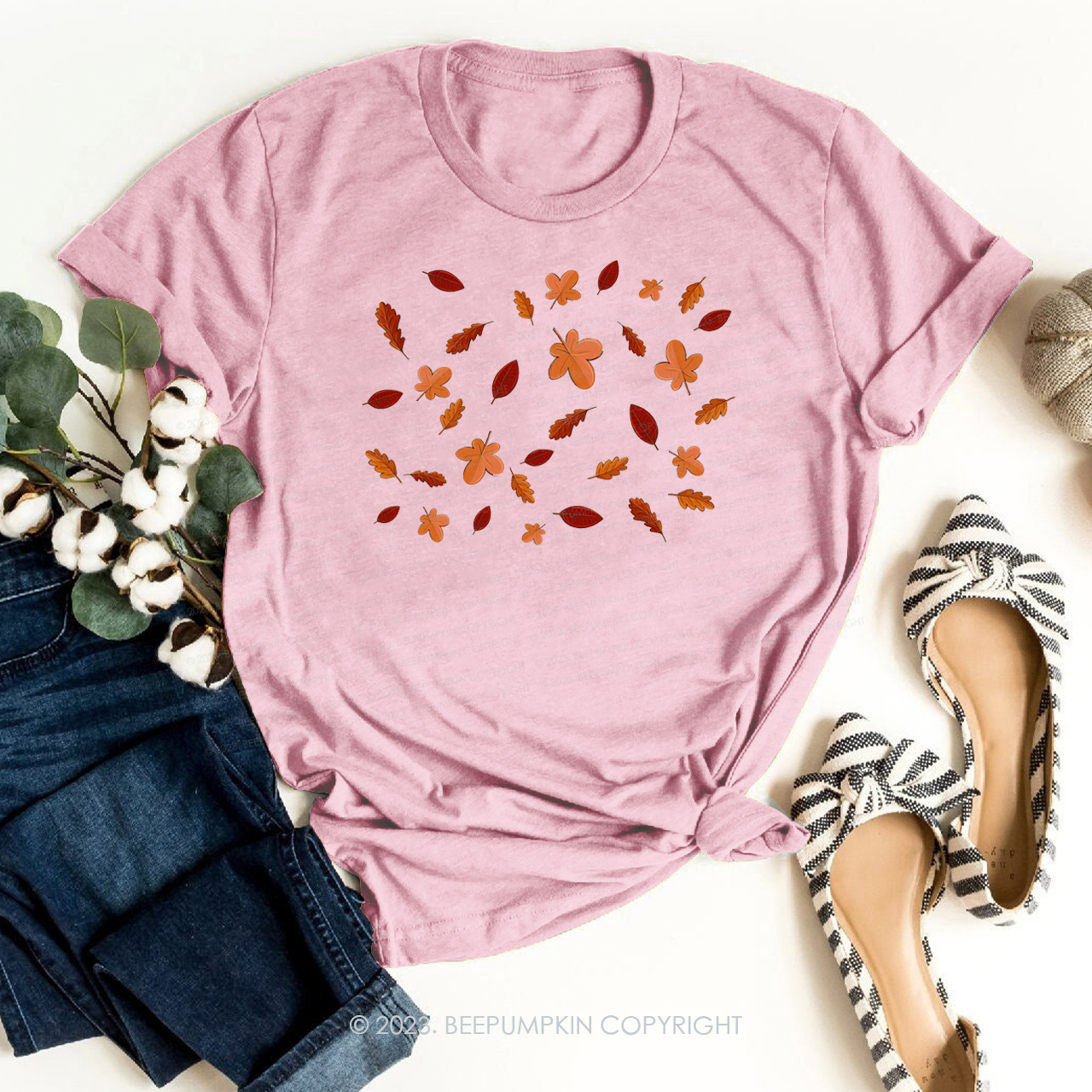 Unique Pretty Colorful Leaves Fall Shirts