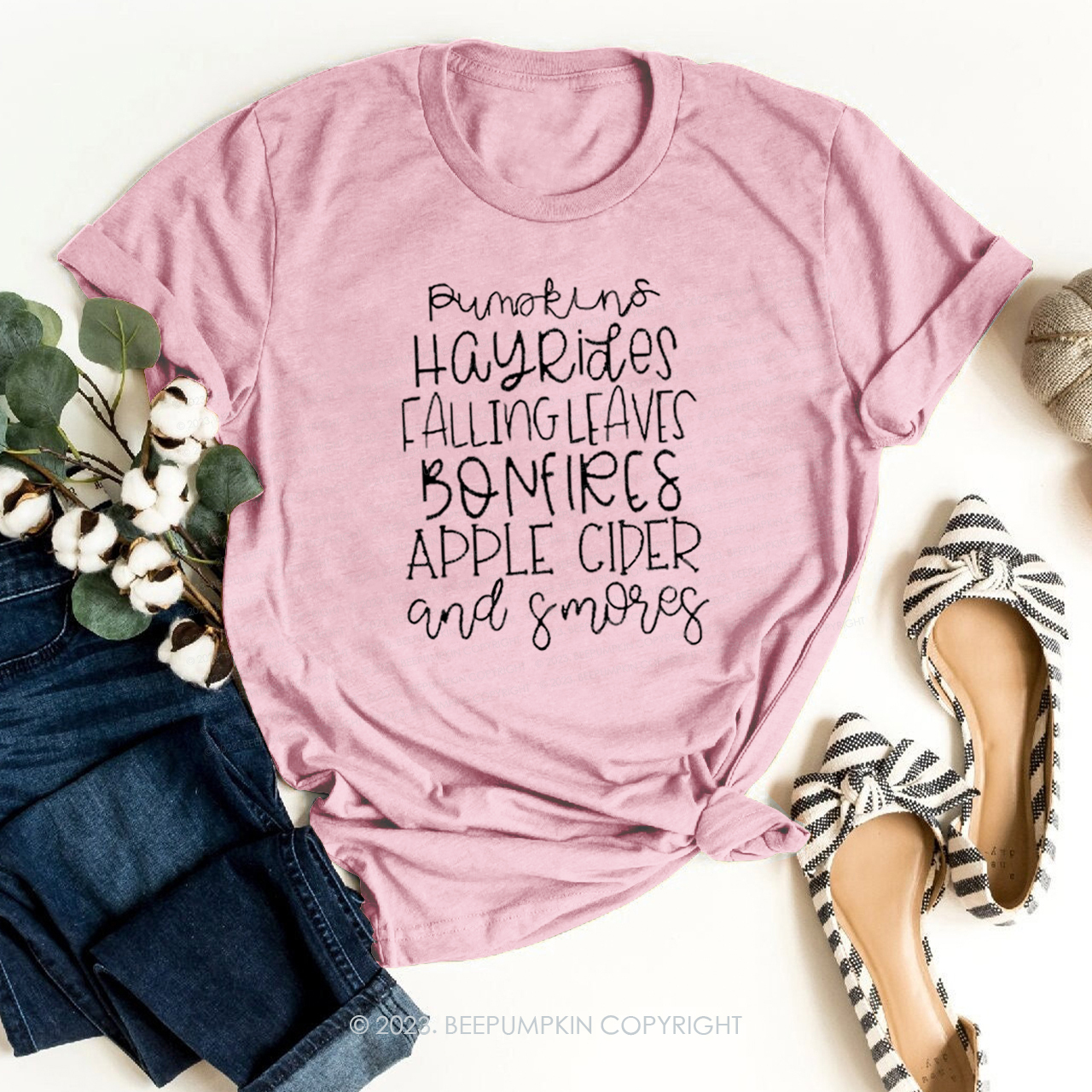 Cute Graphic List Fall Shirts Beepumpkin