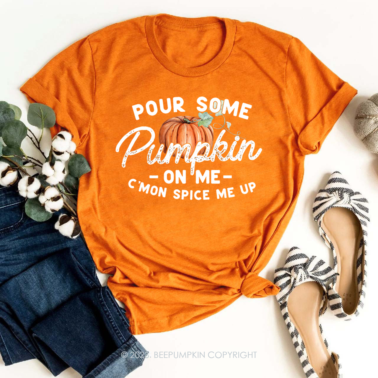 Pour Some Pumpkin On Me Shirt Beepumpkin