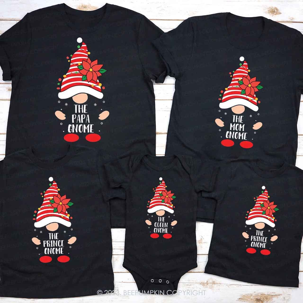 The Custom Gnome Funny Family Matching Shirts Beepumpkin