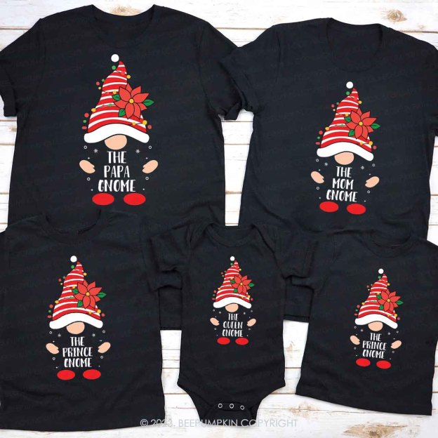 The Custom Gnome Funny Family Matching Shirts Beepumpkin