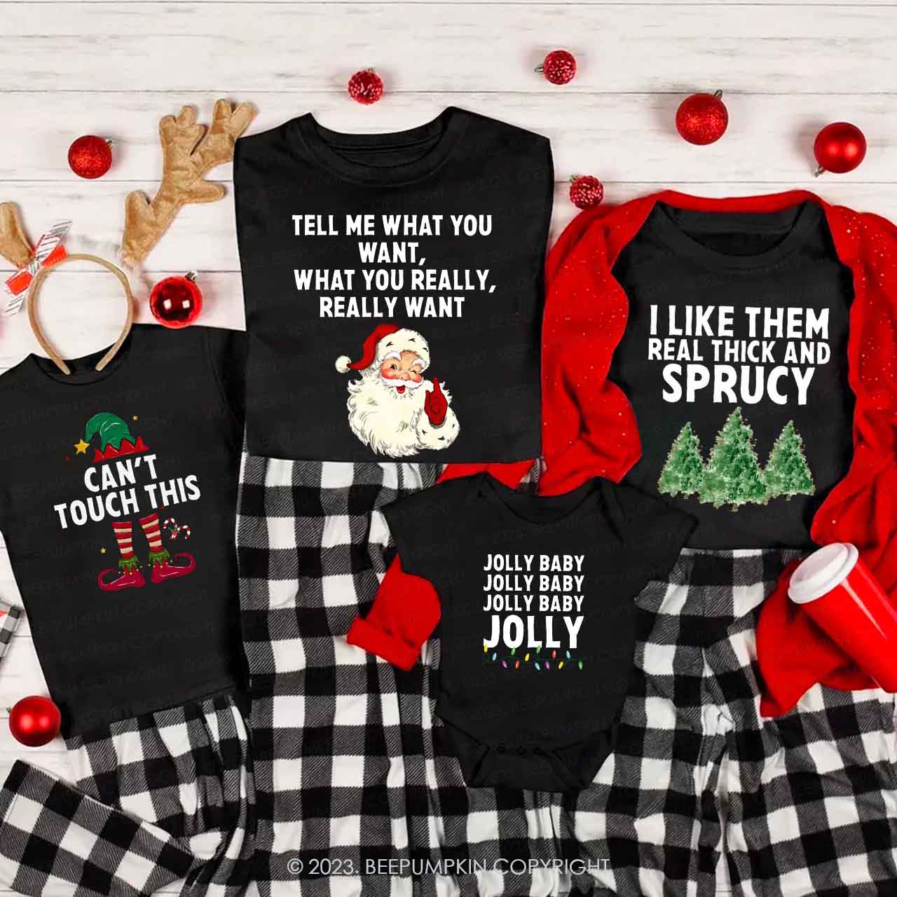 Funny Party Matching Shirts For Christmas Beepumpkin