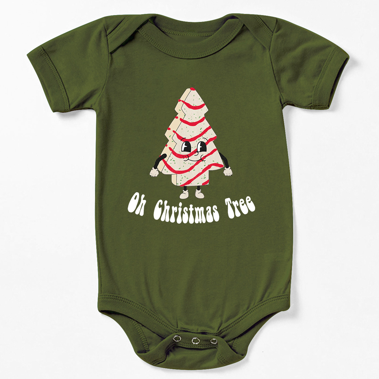 Oh, Christmas Tree Baby Christmas Bodysuit