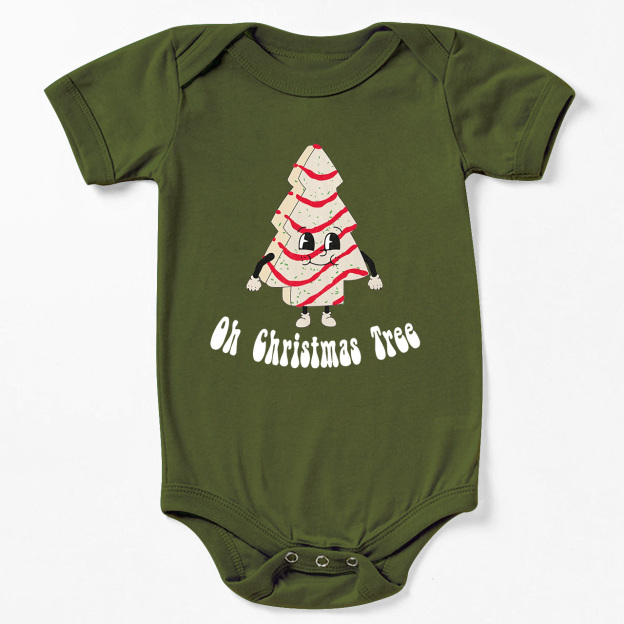 Oh, Christmas Tree Baby Christmas Bodysuit