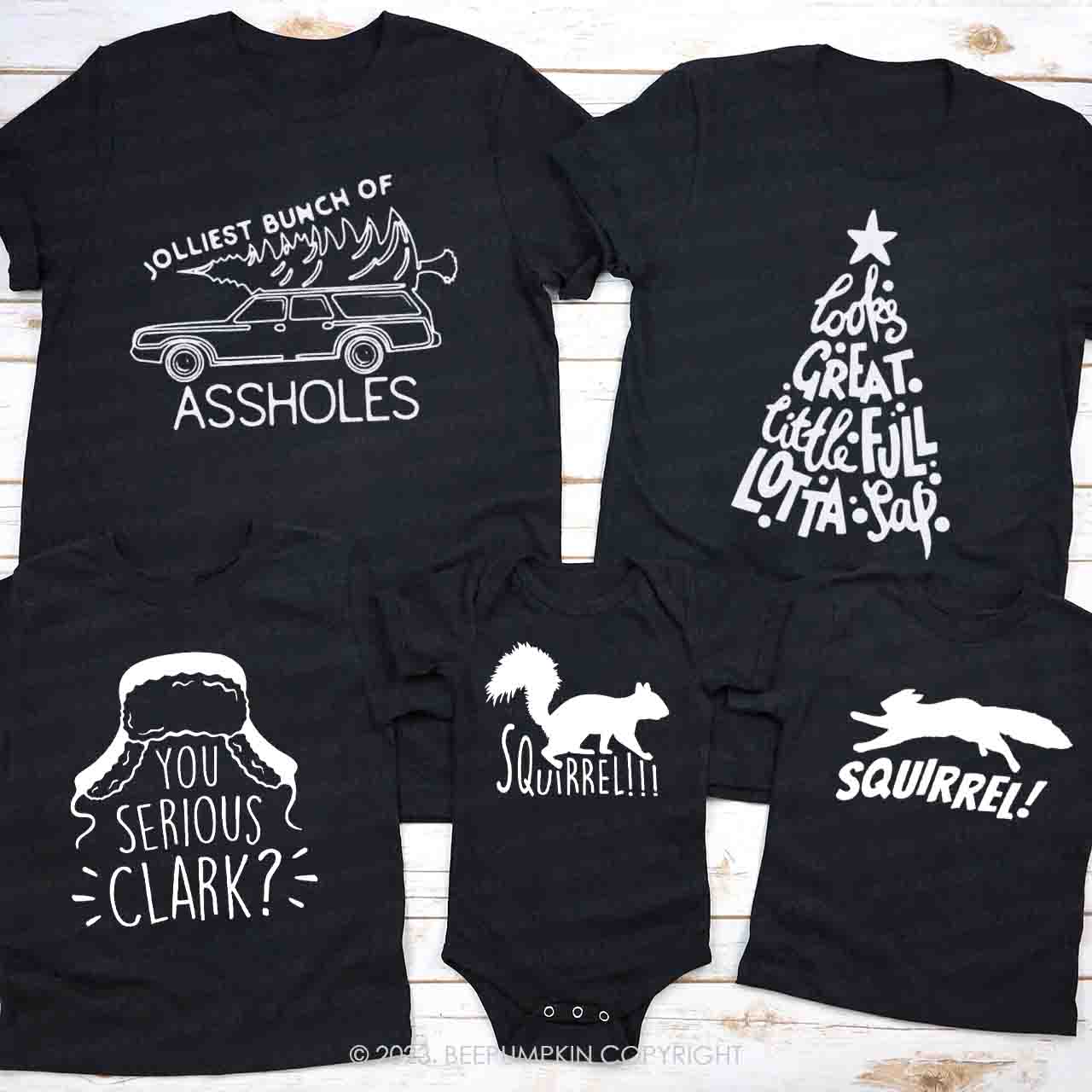 Fun pattern Christmas special Family Matching Shirts Beepumpkin