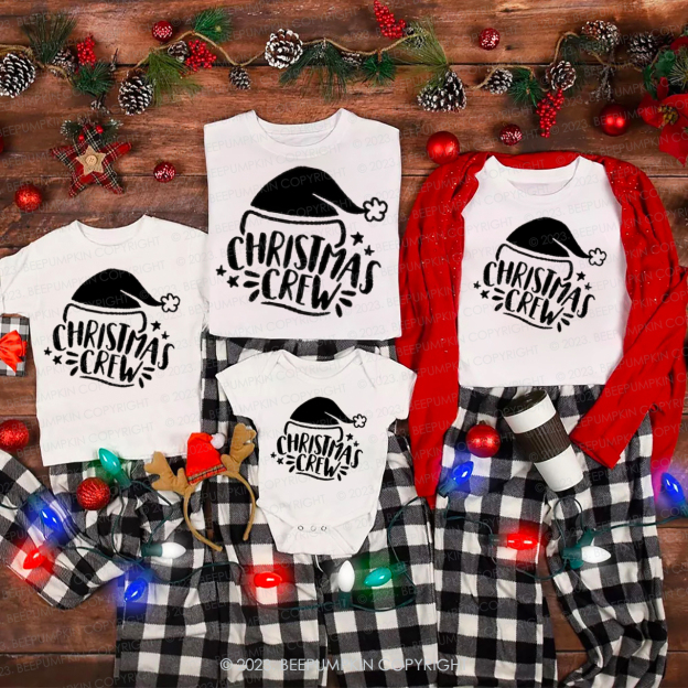 Romantic Christmas Crew Family Matching Shirts Beepumpkin