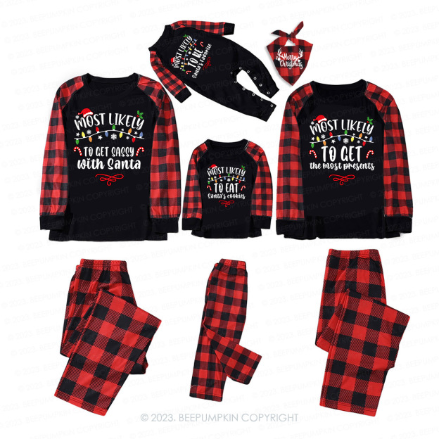 60 Quotes Most Likely And Custom Family Christmas Pajamas 2023 Beepumpkin