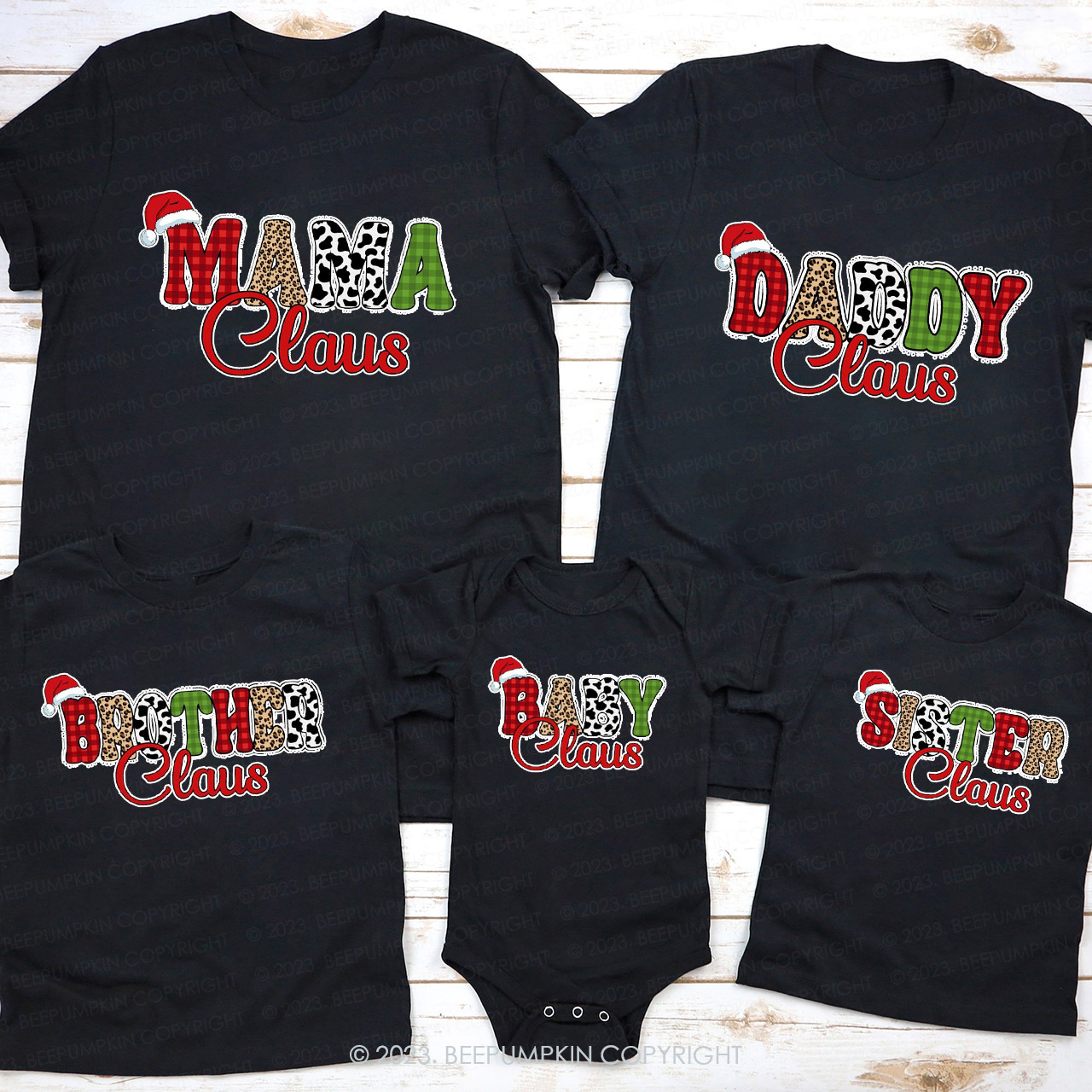 Personalized Christmas Gift Shirts For Family Beepumpkin