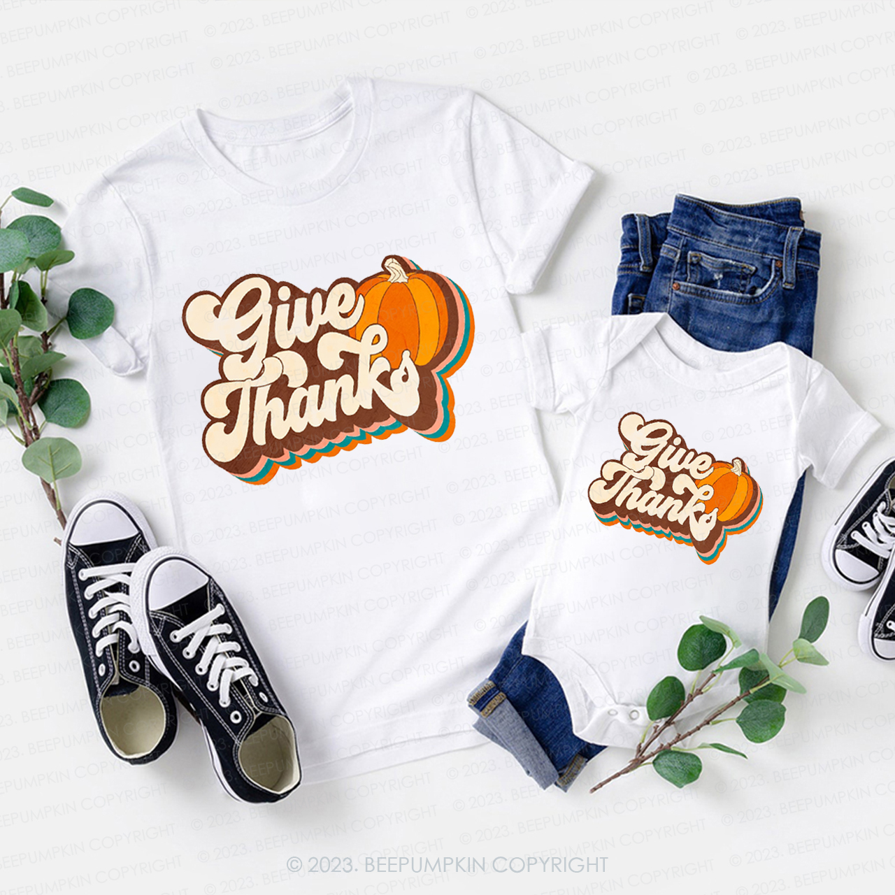Thanksgiving Gratitude Everything Family Shirt Beepumpkins