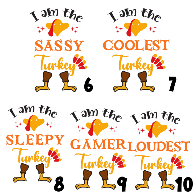 Personalization I AM THE Turkey Thanksgiving Family Shirts Beepumpkin