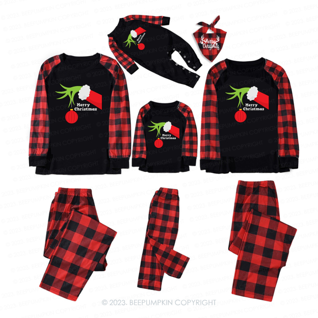 Merry Christmas Classic Matching Family Pajamas Beepumpkin