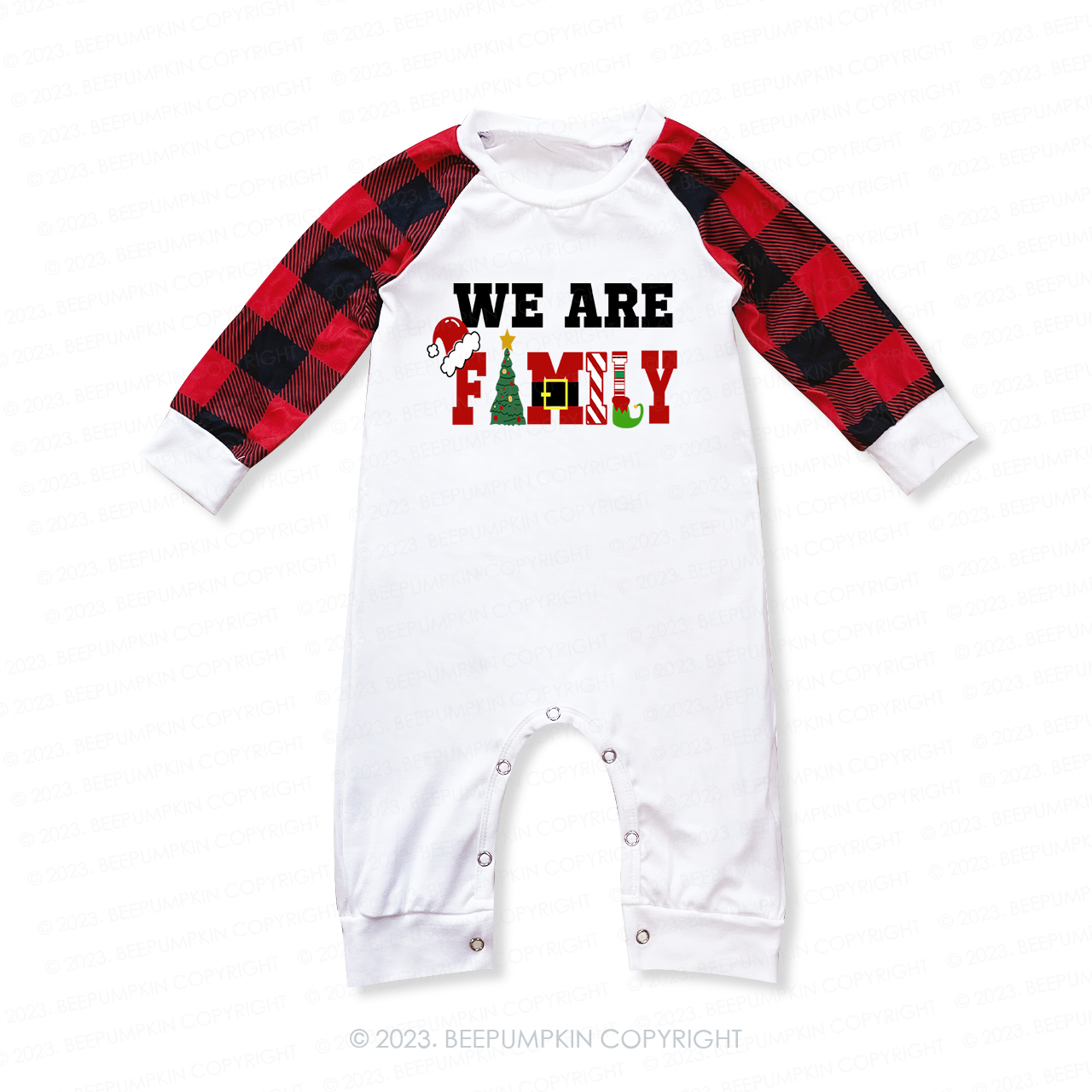 We Are Family Christmas Pajamas For Family Beepumpkin
