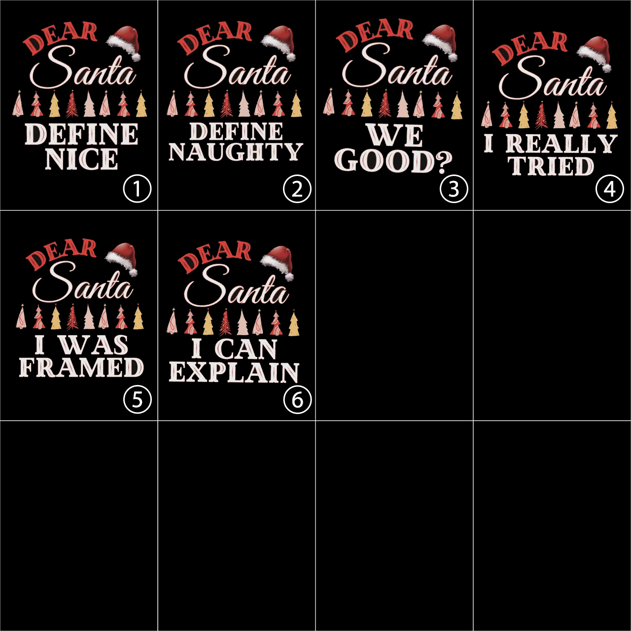 Dear Santa Christmas Tree Matching Shirt For Family Beepumpkin