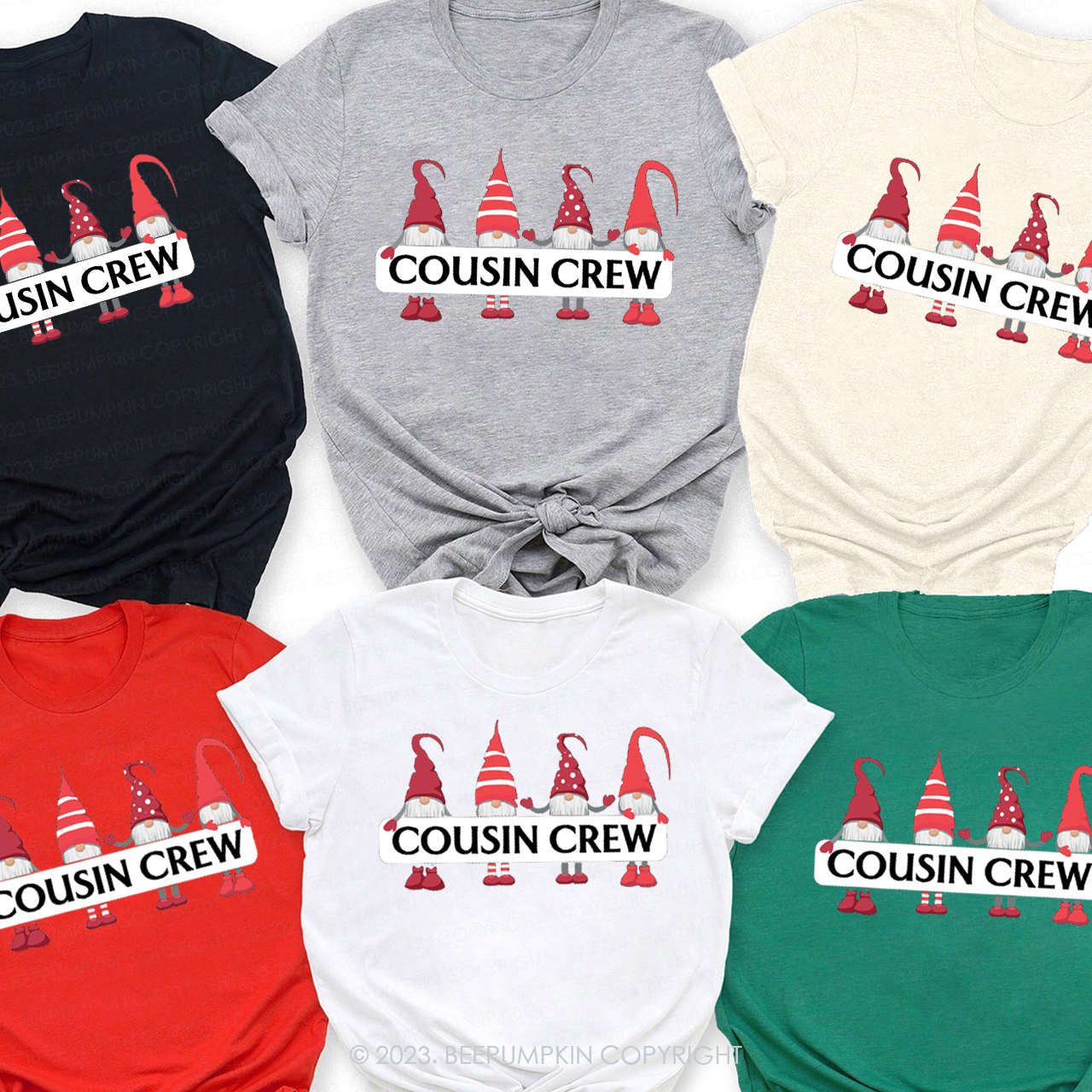 2023 Christmas Cousin Crew Matching Shirt For Family Beepumpkin