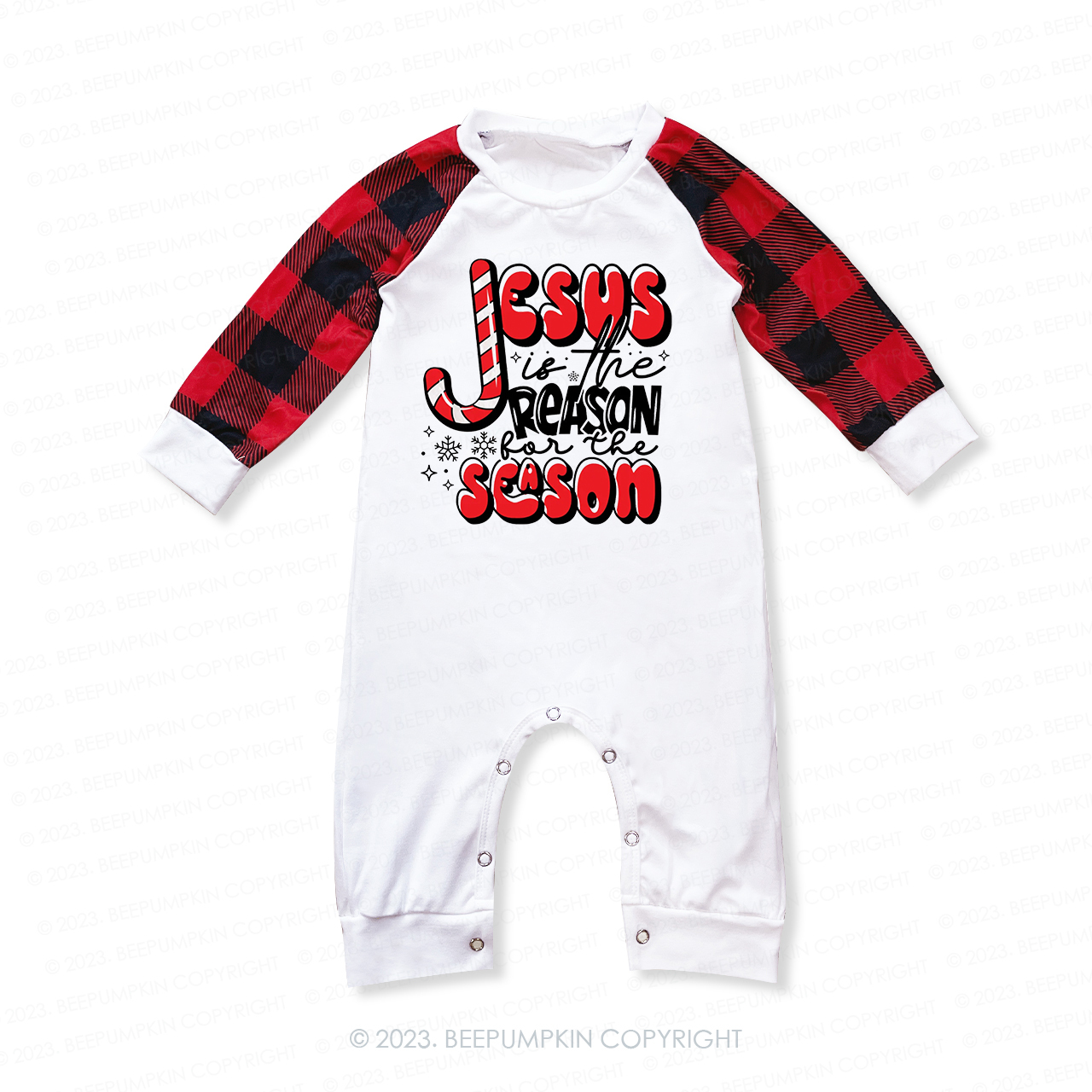 Jesus Is The Reason Believe In Christmas  Matching Pajamas For Family Beepumpkin