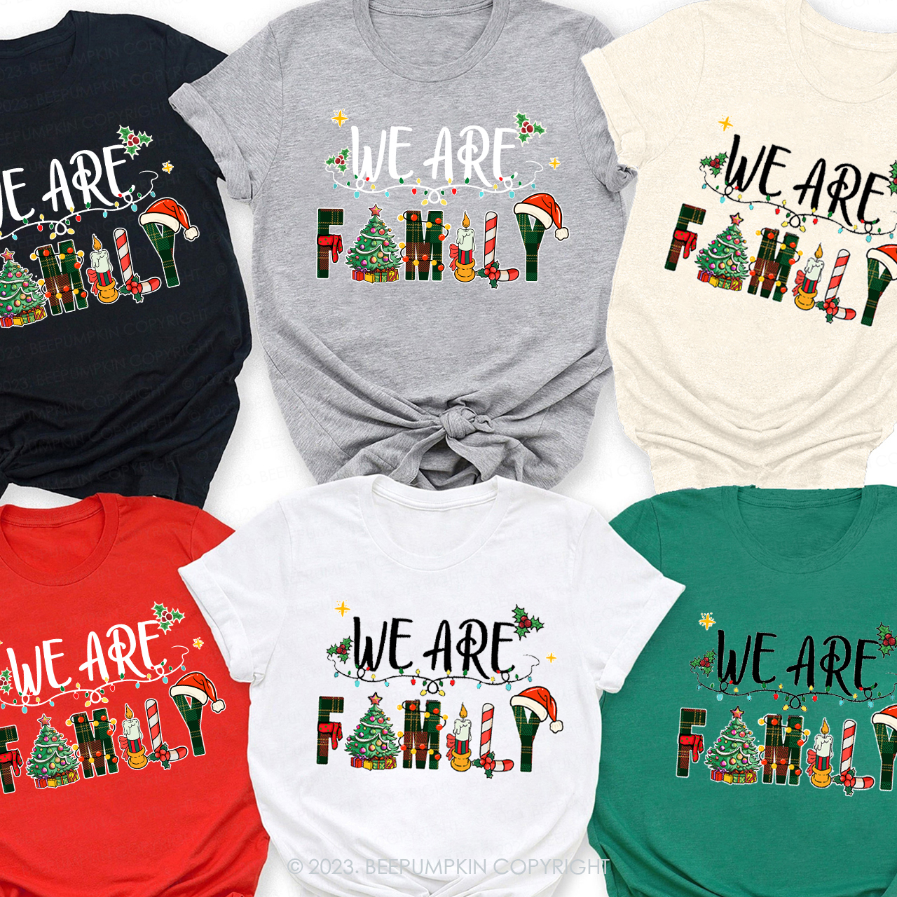 We are Family Tees For Family Beepumpkin