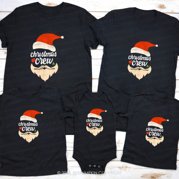 Funny Christmas Fun World Family Matching Tees Beepumpkin