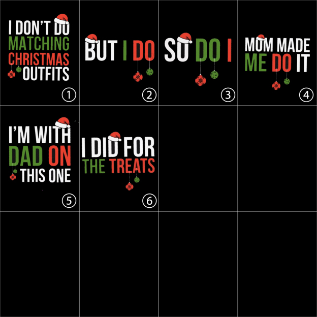 Personalized I Don't Do Funny Family Christmas Matching Tees Beepumpkin