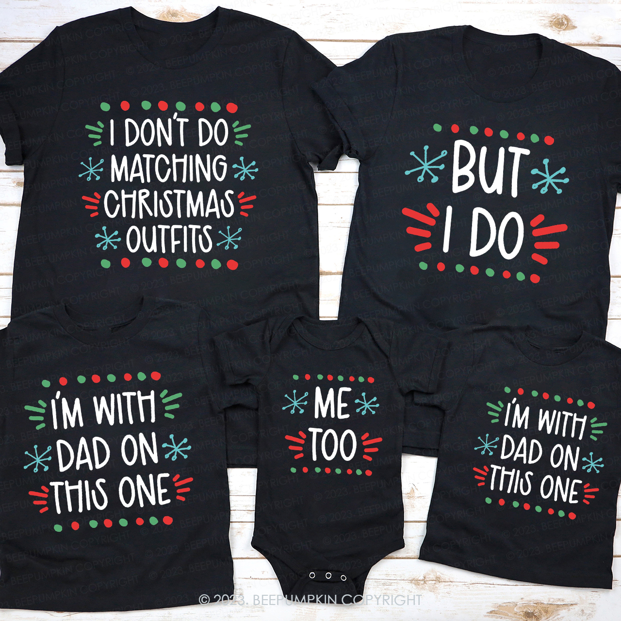 Funny Don't Do Group Holiday Matching Family Christmas Shirts
