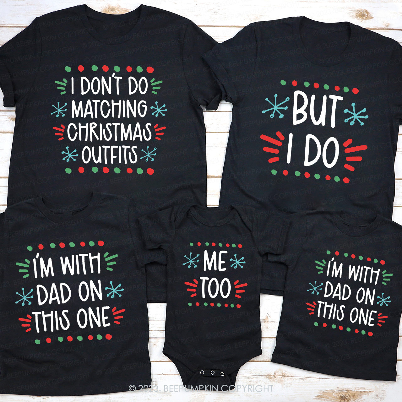 Funny Don't Do Group Holiday Matching Family Christmas Shirts