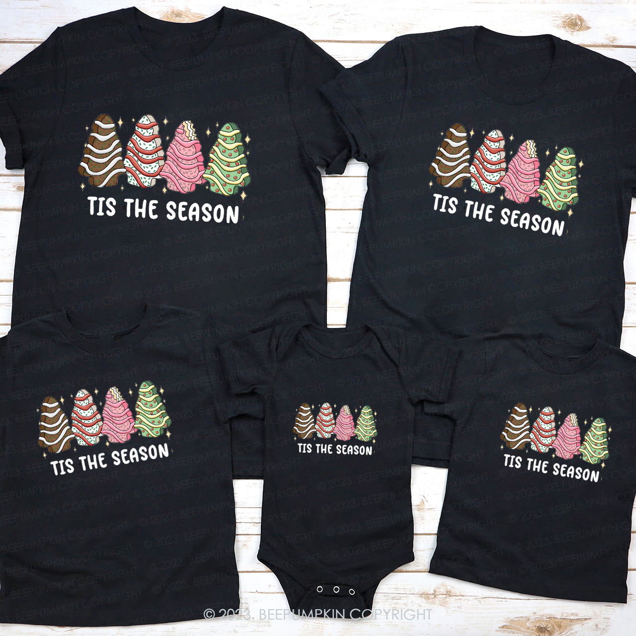 Christmas Tis The Season Family T-Shirt