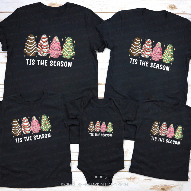 Christmas Tis The Season Family T-Shirt