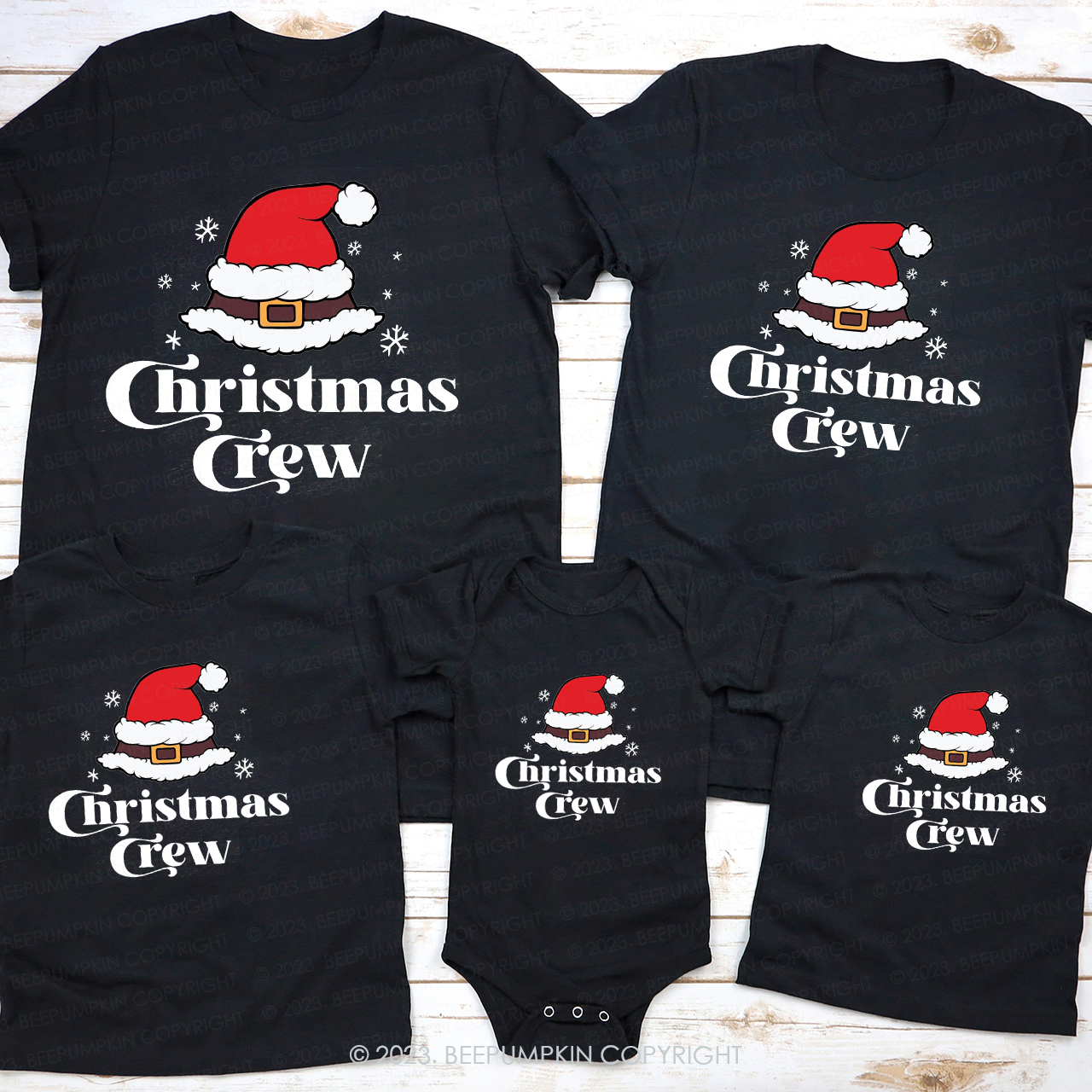Christmas Crew Prepare the Best Gift Matching Shirts
