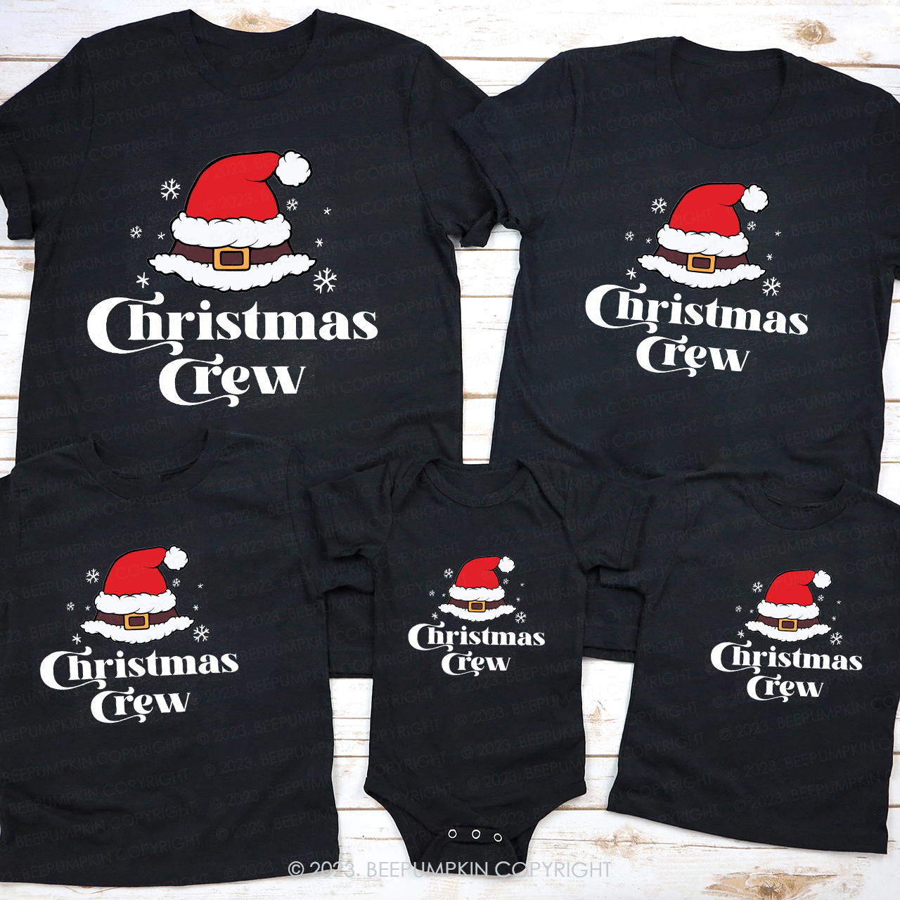 Christmas Crew Prepare the Best Gift Matching Shirts