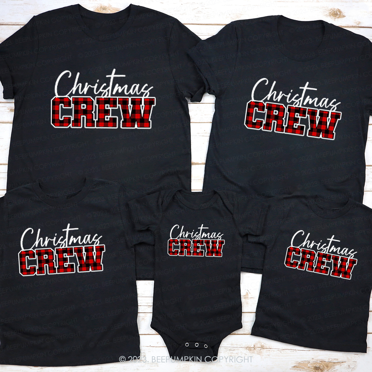 Matching Christmas Shirts-Christmas Crew