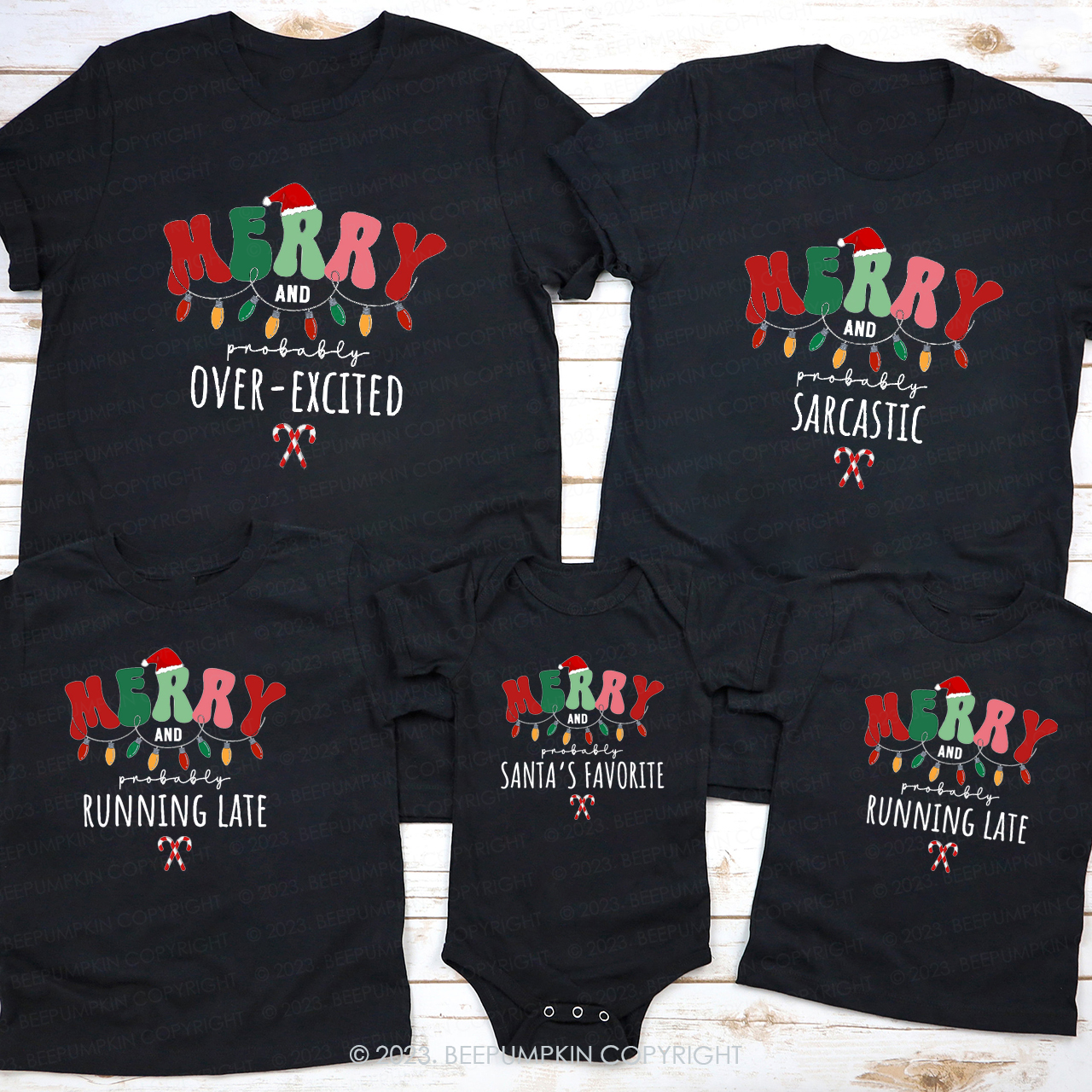 [Copy]Personalized Tropical Beach Christmas Matching Shirts